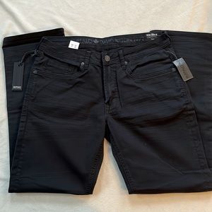 NWT Buffalo David Bitton Men’s Black Straight Jeans